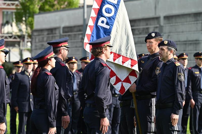 Die steirische Polizei erhielt am 11. April 2024 Verstärkung.