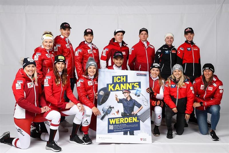 Der Polizei-Spitzensportkader ist bei der alpinen Ski-WM 2023 stark vertreten.